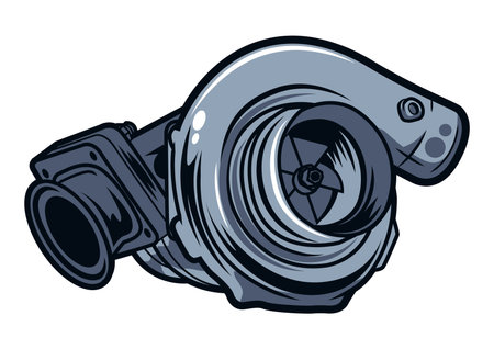 car turbonatic vector illustrationのイラスト素材