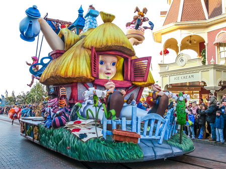 Parade in Disneyland Parisのeditorial素材