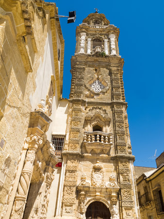 Church and tower of the Merced, Osuna, Sevilleの写真素材