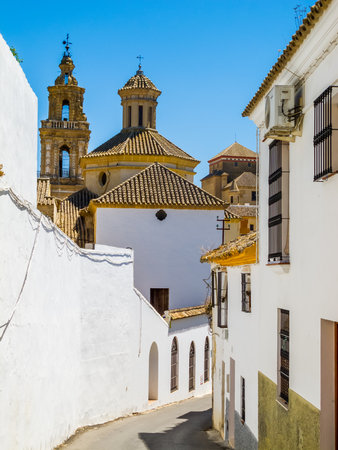 Old street of Osuna, Sevillaの写真素材