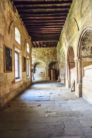 Cloister of the old cathedral  SALAMANCAの写真素材