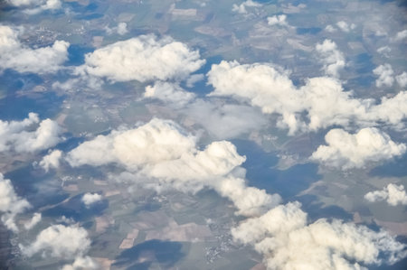 Clouds and sky as seenの写真素材