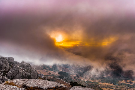 Torcal de Antequeraの写真素材
