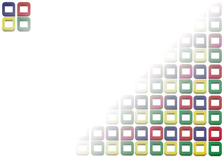Background motif with color cubesのイラスト素材
