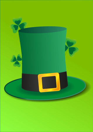 Saint Patrick Hatのイラスト素材