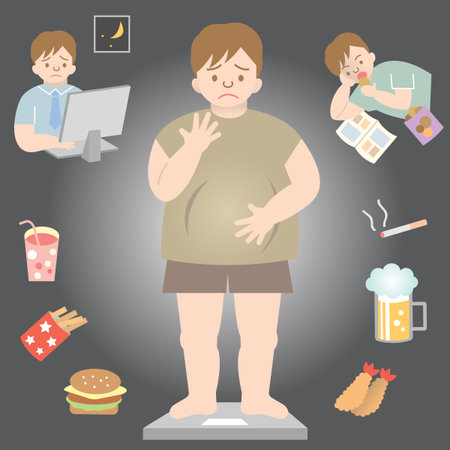 lifestyle diseaseのイラスト素材