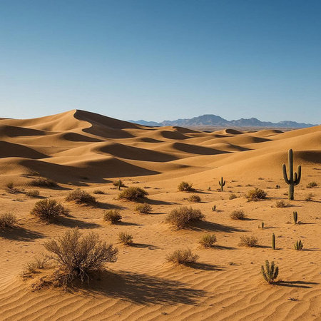 Desert landscape in Sossusvlei, Namib Naukluft National Park, Namibia