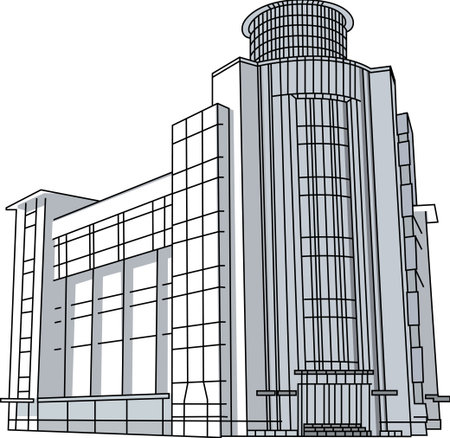 buildingvector illustrationのイラスト素材