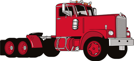 Fire trucksvector illustrationのイラスト素材