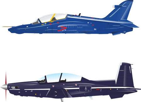 plane fightervector illustrationのイラスト素材