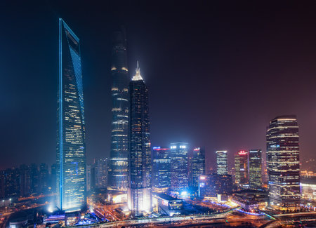 Shanghai Lujiazuiのeditorial素材