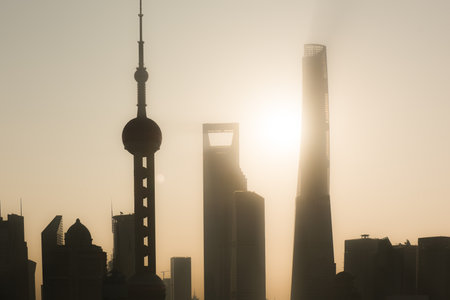 Shanghai landscapeのeditorial素材