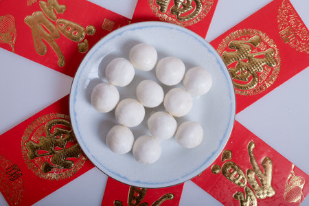 Glutinous rice ballsの写真素材