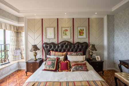 bedroom interiorのeditorial素材