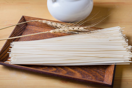 dry noodlesの写真素材