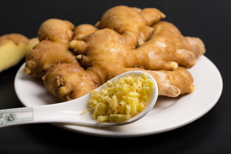 fresh gingerの写真素材