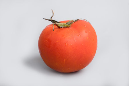 tomato on white backgroundの写真素材
