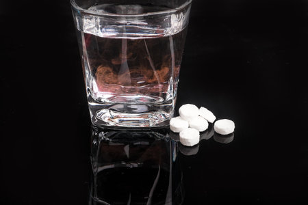 Pills & a glass of water
