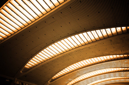 Close up of modern roofのeditorial素材