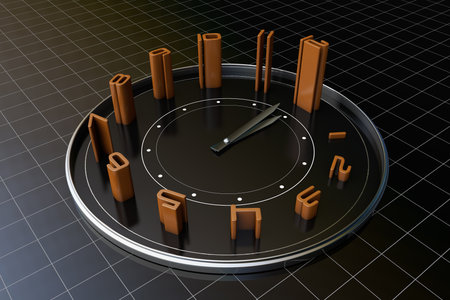 A clock, representing the passage of time, the importance of time