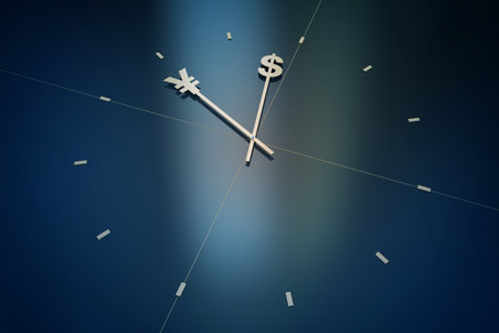 Time and wealth, the accumulation of wealthの写真素材