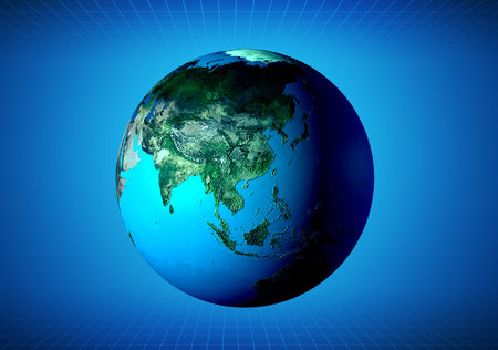 A globe, earth model