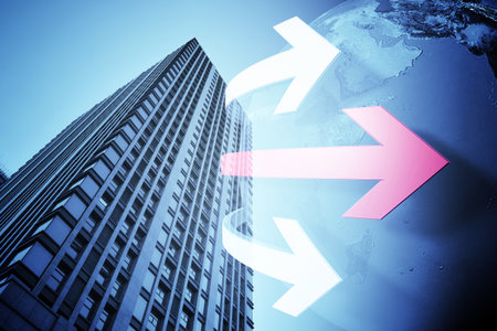 Global success and the property market, real estateのeditorial素材