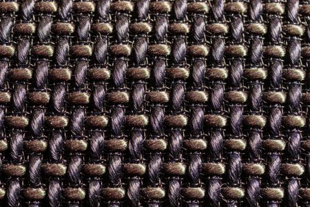 Macro closeup shot of a Bluetooth speaker grill / grilleの写真素材