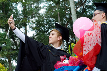 Setapak, Kuala Lumpur, Malaysia. Nov 07, 2015:Graduates from Universiti Tunku Abdul Rahman (UTAR)...