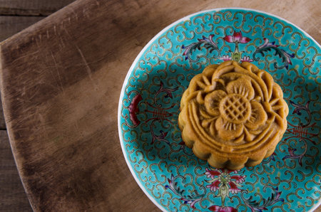Mooncake ,Chinese mid autumn festival food.