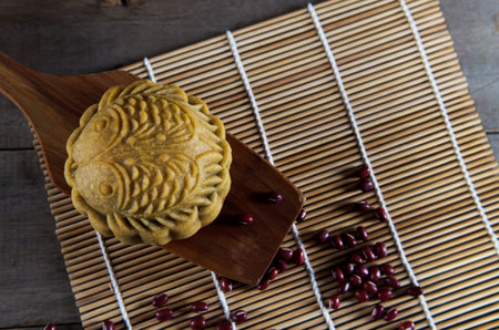 Mooncake ,Chinese mid autumn festival food.