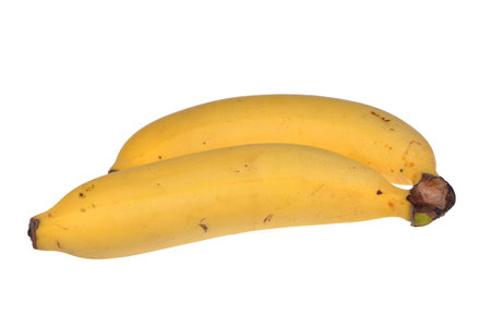 Bunch of bananas isolated on white backgroundの写真素材