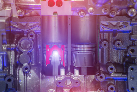 Components and materials of the engine, which uses energy in the movement of cars with modern...