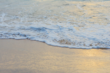 Beach bubble waves