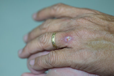 Problems of dry skin, wound, scabs