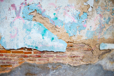 old wall texture in architectureの写真素材
