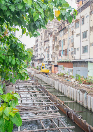 Picture of improvements in urban water resources development to suit the environmentのeditorial素材