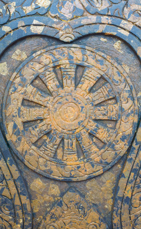 Symbolic form of Buddhist meaningの写真素材