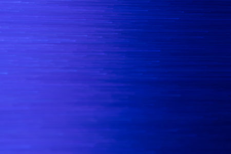 Blurred images, moving blue light backgroundの写真素材