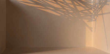 Refraction of light and shadow in rooms with free space
