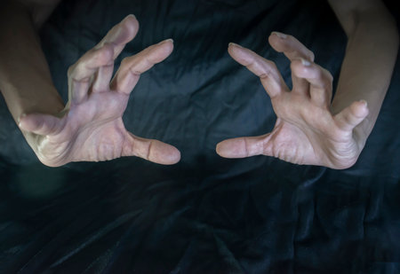 The problem of soil erosionの写真素材