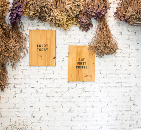 conceptual image dried lavender flowersの写真素材
