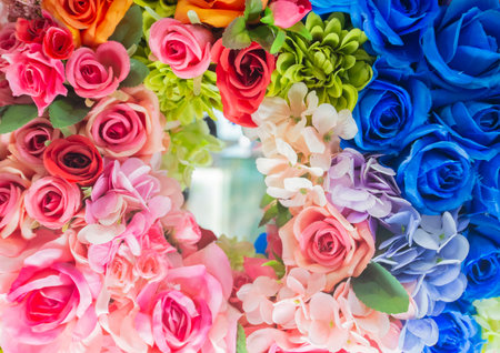Pictures of colorful flowers, beautiful patternsの写真素材