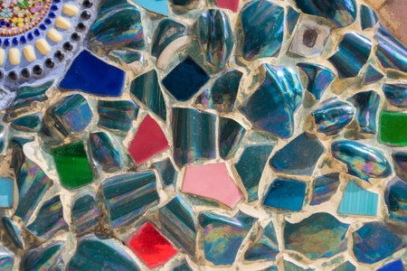 colorful mosaic in the  tile background.の写真素材