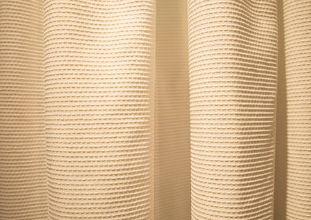 Light-colored fabric surface pattern, interior decoration.の写真素材