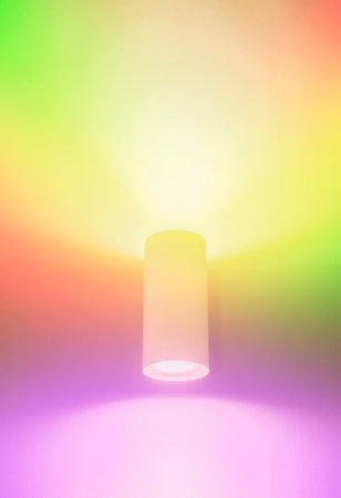 light and shadow gradient texture colorful abstract pattern background for designの写真素材