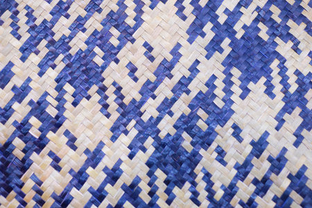pattern texture Weaving, craft work, used as a design background.の写真素材