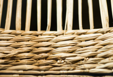 Texture pattern of woven material from craft work.