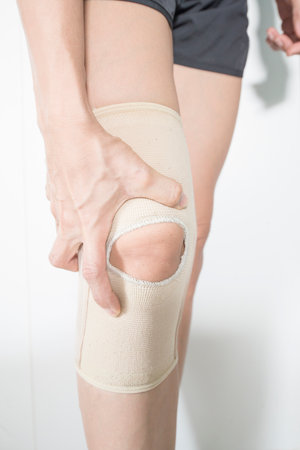 Muscle injuries and inflammation in the kneeの写真素材