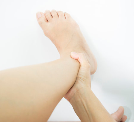 leg and ankle muscle injuriesの写真素材